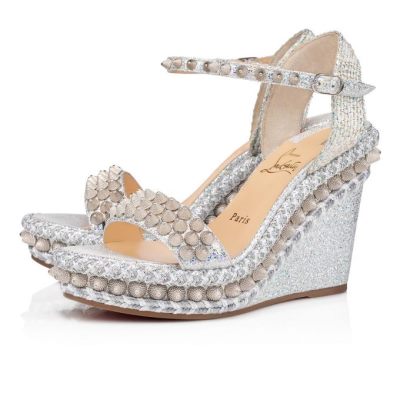 Alpargatas Lata Christian Louboutin Mujer - Blancos - 1150376BK01